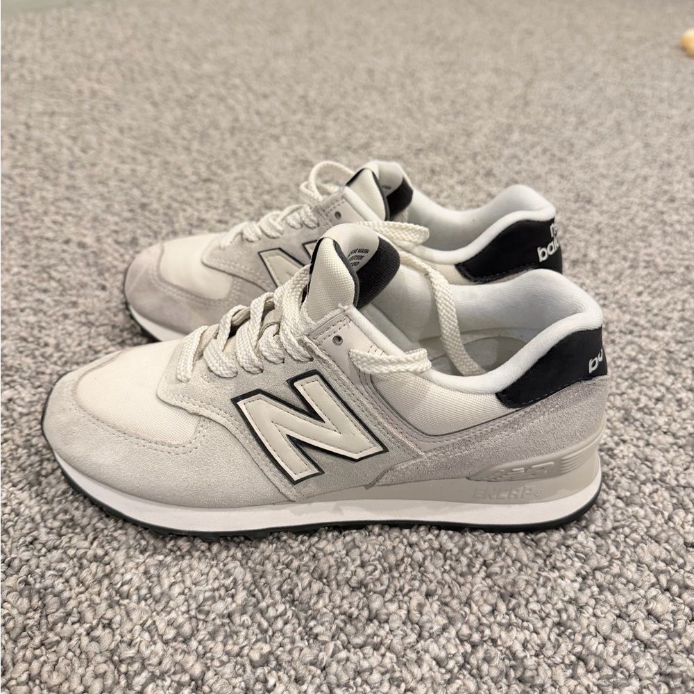 New Balance Gray and Black Athletic Shoes